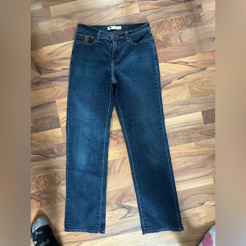 Levi's Dark Blue Straight Leg Women's Jeans